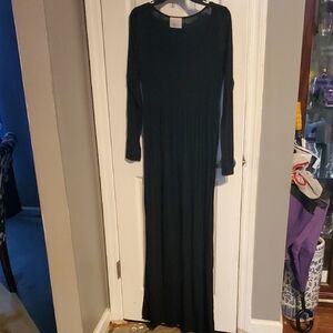 Coveted Clothing Classic Black Long Sleeve Dress